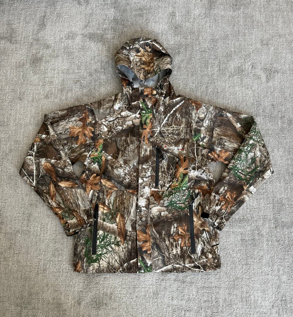 Compass Camouflage Hooded Jacket - Camouflage - Size Medium